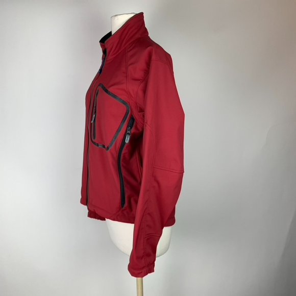 ATLANTIS Weathergear Sailing Jacket Red Zipper Marblehead Embroidered Size XS - Picture 2 of 13
